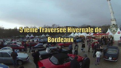 Traversée Hivernale de Bordeaux 2015 en voiture de collection