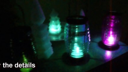 How To Make a Lamp from an Radish - Colour Changing Candles _ Sushi Garnish