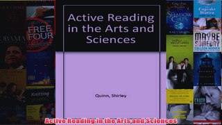 Download PDF  Active Reading in the Arts and Sciences FULL FREE