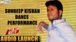 Sundeep Kishan Dance Performance at Run Audio Launch - Filmy Focus