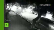 L'attentat du 13 mars 2016 à Ankara filmé depuis une caméra de surveillance
