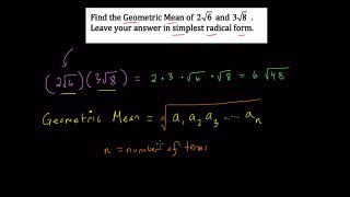 Geometric Mean - Applications and Foundations