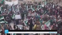 السوريون يستغلون الهدنة للتظاهر ضد النظام