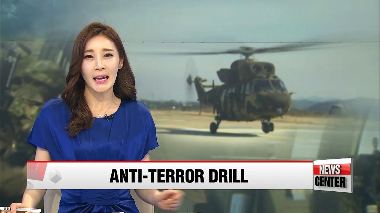 S. Korean Special Forces conduct anti-terrorism drill