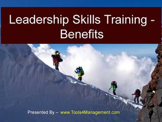 Leadership Skills Training - Benefits