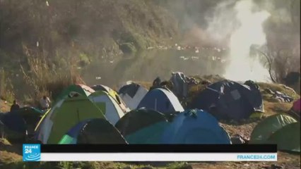 اليونان: المهاجرون العالقون في إيدوميني يواجهون البرد القارس