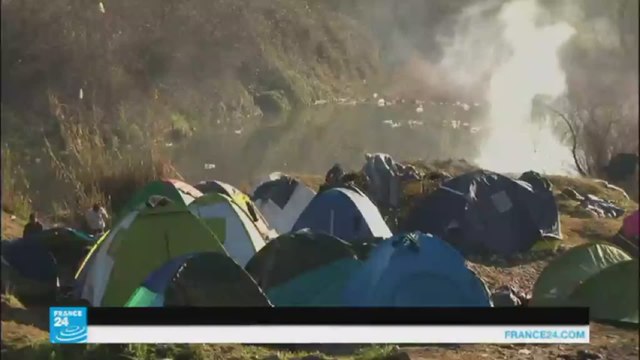 اليونان: المهاجرون العالقون في إيدوميني يواجهون البرد القارس