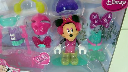 Disney s Minni Mus Deluxe Vinter Bow-tique Playset og Frosne er Olav Play-Doh Cupcakes Anna Elsa