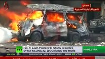 ISIS attack in Homs: 22 dead, over 100 wounded in double bombing in Syria