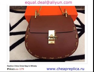 Chloe Drew Bag In Whisky Leather Replica for Sale
