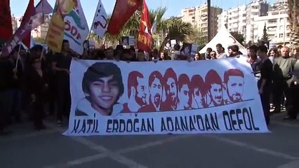 Başbakanı protesto eden gruba tazyikli suyla müdahale