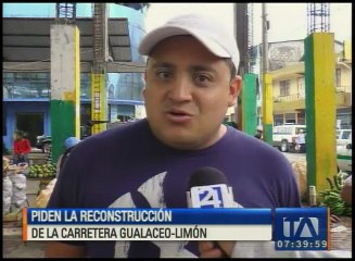 Piden la reconstrucción de la carretera Gualaceo - Limón