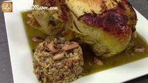 Poulet Farci au Riz & Boeuf - Stuffed Chicken with Rice & Beef -دجاج محشو بالأرز واللحم المفروم