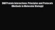 Read DNA'Protein Interactions: Principles and Protocols (Methods in Molecular Biology) Ebook