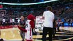 Brook Lopez Fights Raptors Mascot  - Nets vs Raptors - March 8, 2016 - NBA 2015-16 Season