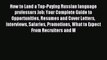 Read How to Land a Top-Paying Russian language professors Job: Your Complete Guide to Opportunities
