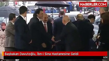 Başbakan Davutoğlu, İbn-i Sina Hastanesine Geldi
