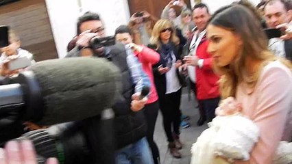 Kiko Rivera e Irene Rosales bautizan a su hija Ana