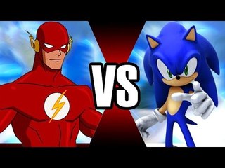 FLASH VS SONIC | BATALHA MORTAL | Ei Nerd
