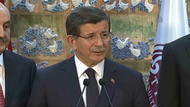 Davutoğlu: Bu Hain Saldırının Kaynağı Açık Bir Şekilde Tespit Edilmiştir