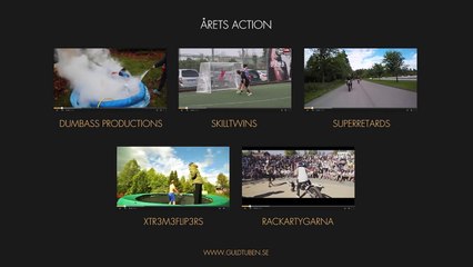 Årets Action | Nomineringar | Guldtuben 2016