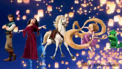 Tangled Finger Fanily Rapunzel Kids Song