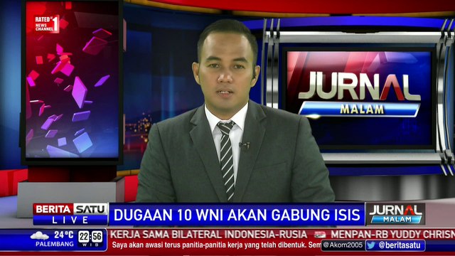 Diduga Gabung ISIS, 10 WNI Ditahan