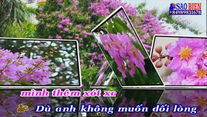 Karaoke DEMO Đừng Nhắc Chuyện Lòng (Duy Trường ft Mai Thiên Vân)