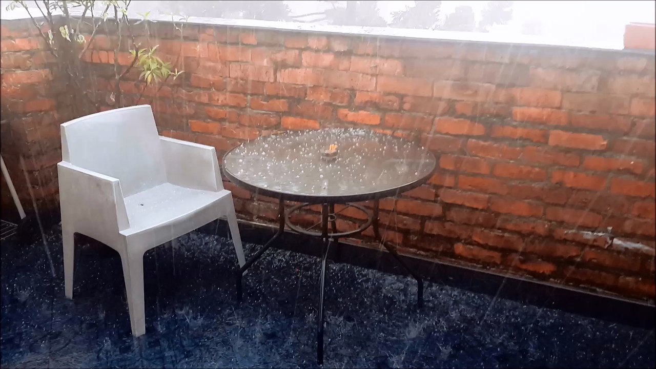 Grêle Bogota mars 2016