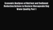 PDF Economic Analyses of Nutrient and Sediment Reduction Actions to Restore Chesapeake Bay