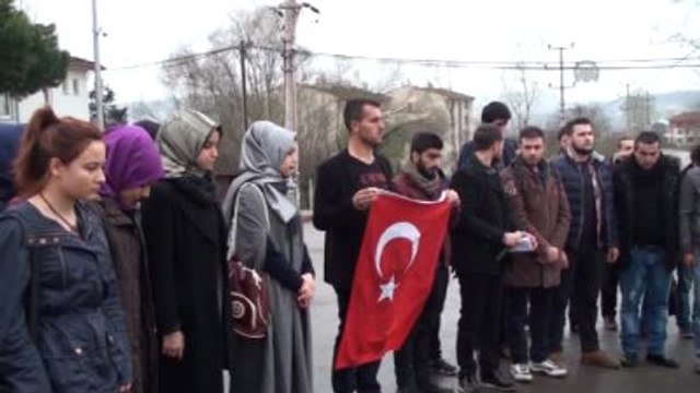 Türkiye Teröre Karşı Tek Vücut - Üniversite Öğrencileri Protesto Etti
