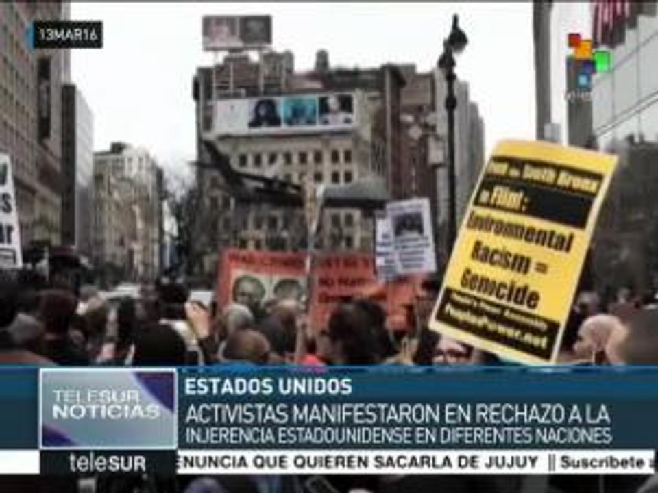 EE.UU.: activistas exigen fin de acoso gubernamental contra Venezuela