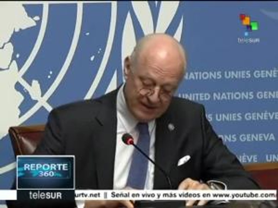 De Mistura: No hay plan B para Siria