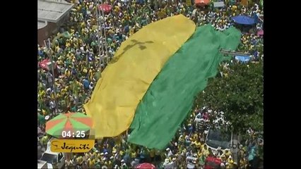 Recife e Fortaleza foram as capitais do Nordeste que tiveram o maior número de manifestantes