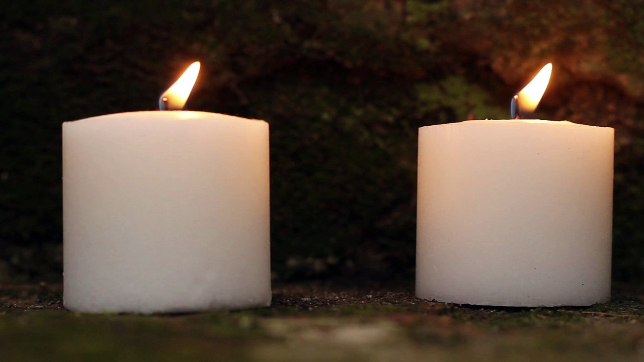 Two relaxing candles