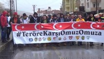 Türkiye Teröre Karşı Tek Vücut - Taraftar Grupları ve Üniversite Öğrencileri Protesto Etti