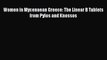 PDF Women in Mycenaean Greece: The Linear B Tablets from Pylos and Knossos Free Books