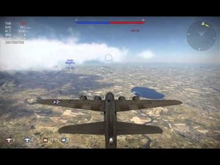 War Thunder B17E realistic Battles "I got a kill"