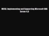 [PDF] MCSE: Implementing and Supporting Microsoft SNA Server 4.0 [Download] Online