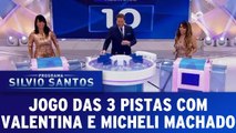 Jogo das 3 Pistas com Valentina e Micheli Machado