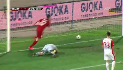 1-0 Stevan Račić Goal Albania  Super League - 14.03.2016, Partizani Tirana 1-0 Skenderbeu