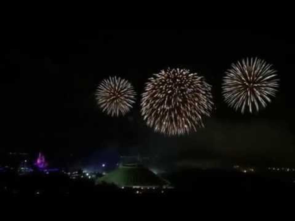 FULL Fireworks show over Magic Kingdom at Walt Disney World Live July 4th 2015