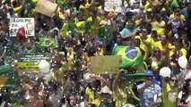Protestas contra Rousseff sacuden Brasil