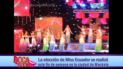 Connie Jiménez fue la elegida com la Miss Ecuador 2016