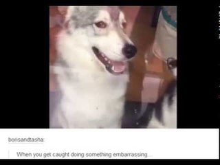 When you get caught doing something embarrassing