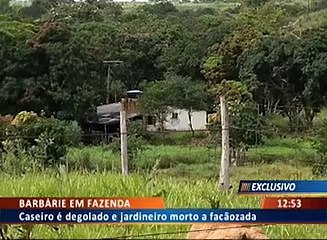 BARBÁRIE EM FAZENDA
