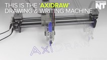 The 'Axidraw' Writing And Drawing Machine Can Use Writing Utensils With The Precision Of A Printer