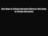 Read Best Buys in College Education (Barron's Best Buys in College Education) Ebook