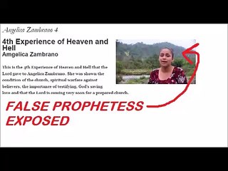 Angelica Zambrano the False Prophetess Exposed