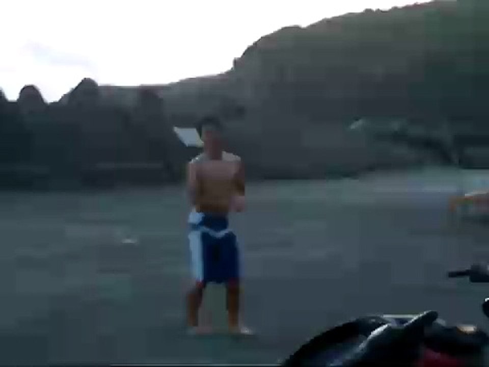 蘭嶼龍門碼頭跳水